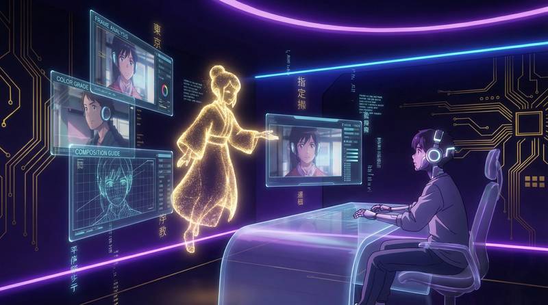 黄色仓库AI赋能动漫创作